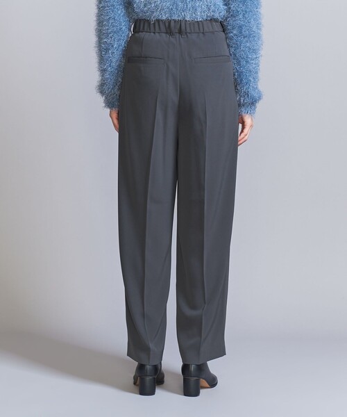 【セール】【WEB限定】バックゴム ツイル タックワイドパンツ -ウォッシャブル-（その他パンツ）｜BEAUTY&YOUTH UNITED ARROWS（ビューティーアンドユースユナイテッドアローズ）