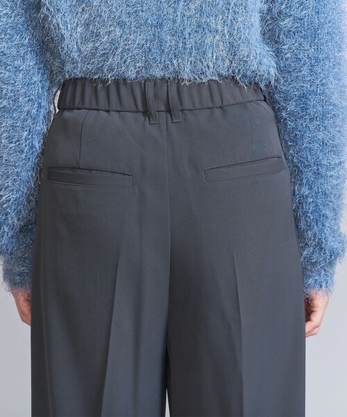 【セール】【WEB限定】バックゴム ツイル タックワイドパンツ -ウォッシャブル-（その他パンツ）｜BEAUTY&YOUTH UNITED ARROWS（ビューティーアンドユースユナイテッドアローズ）