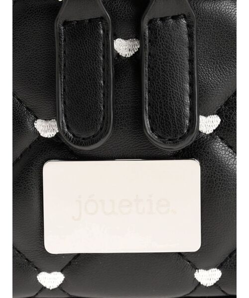 jouetie(ジュエティ)の「ハートステッチバニティーバッグ(ショルダーバッグ・レディース・ブルー/アイボリー/ブラック・FREE)」の19枚目の写真