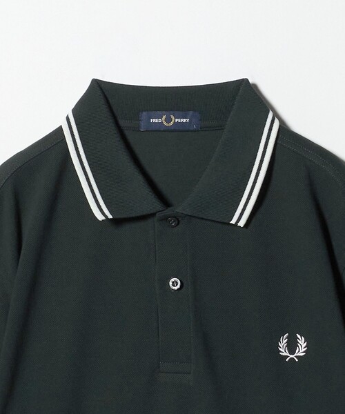 FRED PERRY(フレッドペリー)の「<FRED PERRY>ツインティップ ポロシャツ(ポロシャツ・メンズ・ダークグリーン/オフホワイト/ブラック/オリーブ・L/M/XL)」の22枚目の写真