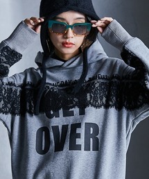 裏起毛チュニックパーカー ＜大きいサイズ有＞GEVS.