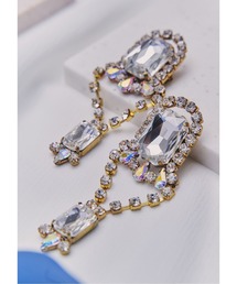 LA BELLE ETUDE | big stone bijou pierce(ピアス（両耳用）)