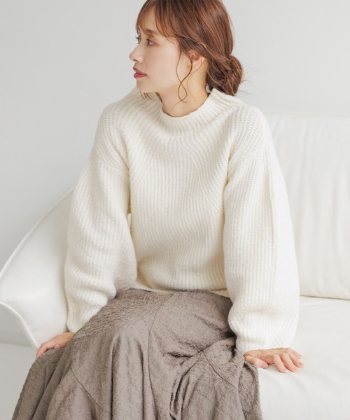 セール】キモウアゼ2WAYニットプルオーバー 152977（ニット