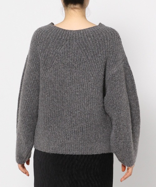 mysty woman(ミスティウーマン)の「キモウアゼ2WAYニットプルオーバー 152977(ニット/セーター・レディース・グリーン/オフホワイト/チャコールグレー/ピンク・FREE)」の15枚目の写真