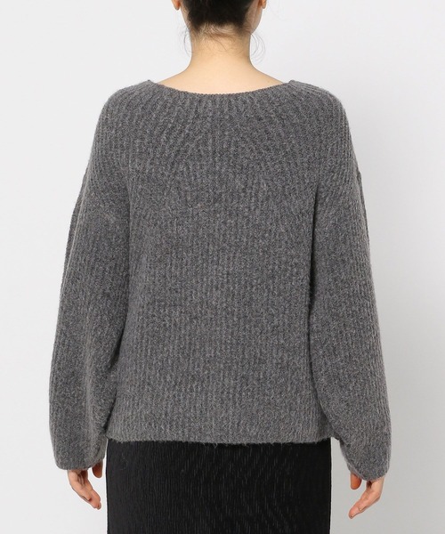 mysty woman(ミスティウーマン)の「キモウアゼ2WAYニットプルオーバー 152977(ニット/セーター・レディース・グリーン/オフホワイト/チャコールグレー/ピンク・FREE)」の21枚目の写真