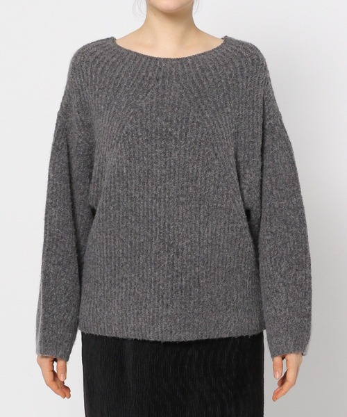 mysty woman(ミスティウーマン)の「キモウアゼ2WAYニットプルオーバー 152977(ニット/セーター・レディース・グリーン/オフホワイト/チャコールグレー/ピンク・FREE)」の22枚目の写真