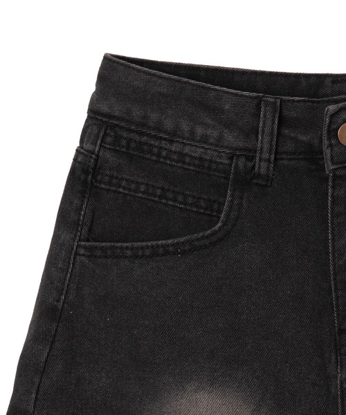 dispark(ディスパーク)の「DISPARK/フリンジファーミニスカパン(スカート・レディース・ブラック/ブルー系1・FREE)」の18枚目の写真