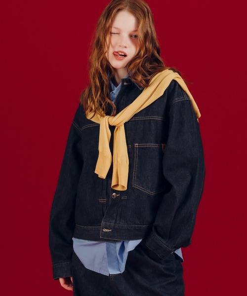 【セール】【セットアップ可能】デニムジャケット（デニムジャケット）｜MUHET（ミュエータ）