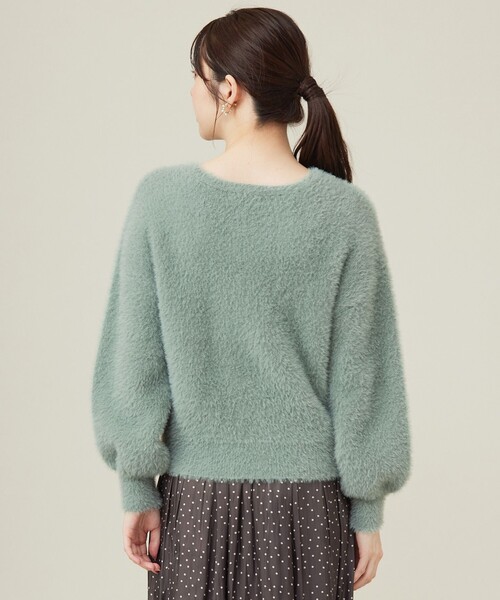 ANY SIS(エニィスィス)の「【洗える】シャギー ニット(ニット/セーター・レディース・ピンク系/ライトグレー系/ライトグリーン系/アイボリー系・4)」の11枚目の写真