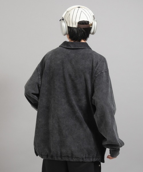 Perushu(ペルーシュ)の「ヴィンテージライク刺繍ポロロンT(Tシャツ/カットソー・メンズ・ブラック/ネイビー/ボルドー・MEDIUM/LARGE)」の10枚目の写真