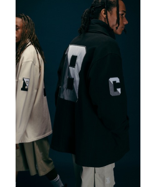 BILLIONAIRE BOYS CLUB（ビリオネア・ボーイズ・クラブ）の「APPLIQUE LOGO COTTON SWEAT JACKET（ブルゾン・メンズ・ライトグリーン/アイボリー/ブラック・LARGE/X-LARGE/SMALL/MEDIUM）」の16枚目の写真