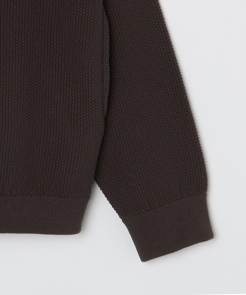 SHIPS（シップス）の「SHIPS:〈洗濯機可能〉SOLOTEX(R) コットン ピケ クルーネック ジップ カーディガン（カーディガン/ボレロ・メンズ・ブラウン/ロイヤルブルー/ネイビー・SMALL/MEDIUM/LARGE/X-LARGE）」の20枚目の写真