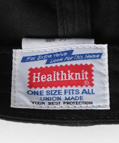 ITEMS URBANRESEARCH(アイテムズ アーバンリサーチ)の「Healthknit HK ロゴ刺繍 CAP(キャップ・メンズ・ブラック/インディゴブルー/ベージュ・-)」の9枚目の写真