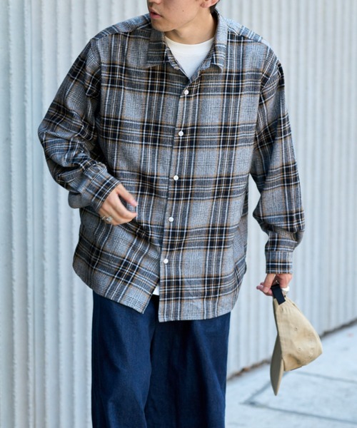 CIAOPANIC TYPY（チャオパニックティピー）の「チェックアソート柄レギュラーシャツ（シャツ/ブラウス・メンズ・チャコールグレー/ライトグレー/レッド・MEDIUM/LARGE）」の5枚目の写真