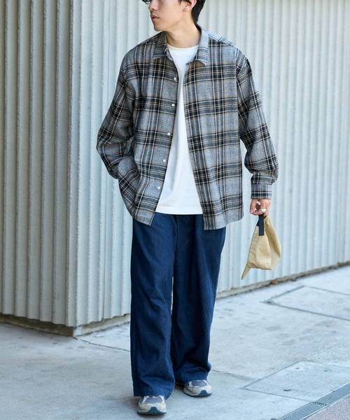 CIAOPANIC TYPY（チャオパニックティピー）の「チェックアソート柄レギュラーシャツ（シャツ/ブラウス・メンズ・チャコールグレー/ライトグレー/レッド・MEDIUM/LARGE）」の9枚目の写真