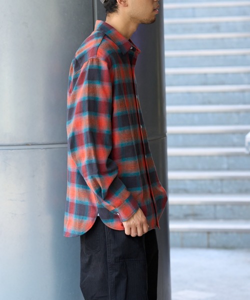 CIAOPANIC TYPY（チャオパニックティピー）の「チェックアソート柄レギュラーシャツ（シャツ/ブラウス・メンズ・チャコールグレー/ライトグレー/レッド・MEDIUM/LARGE）」の21枚目の写真