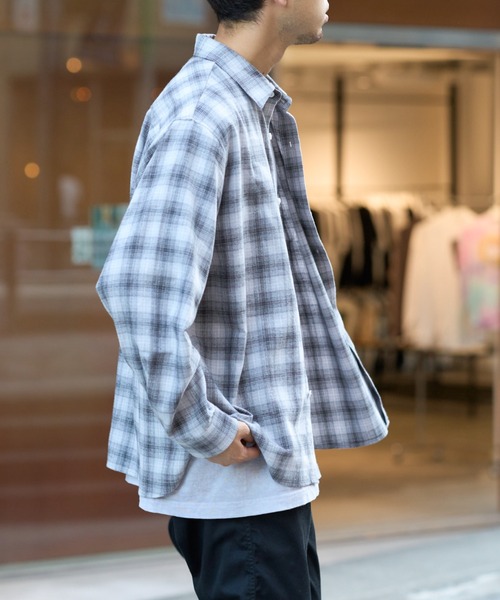 CIAOPANIC TYPY（チャオパニックティピー）の「チェックアソート柄レギュラーシャツ（シャツ/ブラウス・メンズ・チャコールグレー/ライトグレー/レッド・MEDIUM/LARGE）」の14枚目の写真