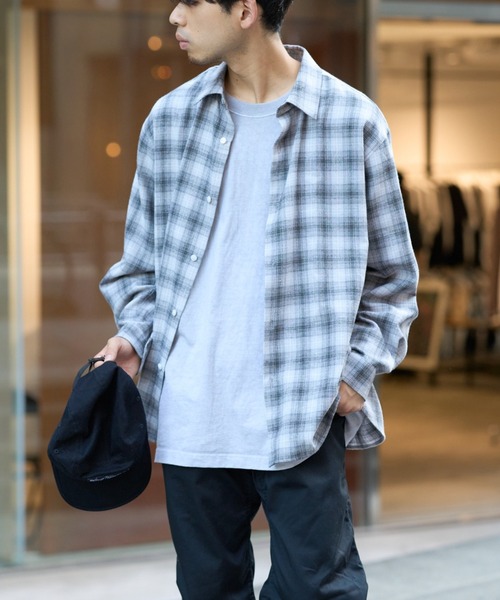 CIAOPANIC TYPY（チャオパニックティピー）の「チェックアソート柄レギュラーシャツ（シャツ/ブラウス・メンズ・チャコールグレー/ライトグレー/レッド・MEDIUM/LARGE）」の16枚目の写真