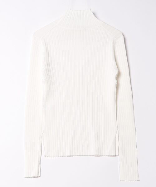 BLACK BY MOUSSY（ブラックバイマウジー）の「rib turtle neck tops(リブタートルネックトップス)（ニット/セーター・レディース・レッド/ホワイト/グレー/ブラック・FREE）」の5枚目の写真