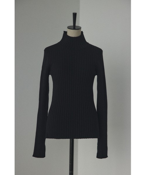 BLACK BY MOUSSY（ブラックバイマウジー）の「rib turtle neck tops