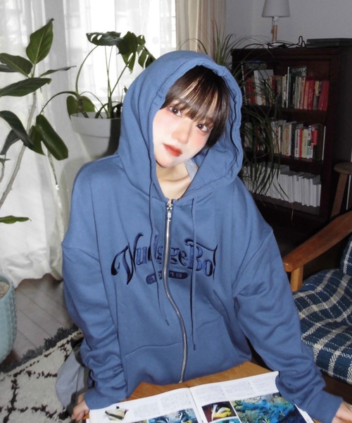 WudgeBoy（ワッジボーイ）の「Logo foodie（パーカー・メンズ・アイボリー/ブラック/ネイビー系/マスタード/カーキ・LARGE/MEDIUM）」の4枚目の写真