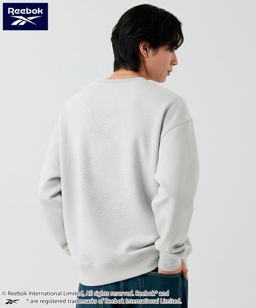 Reebok(リーボック)の「Reebok リーボック ブランドロゴ ワンポイント 刺繍 裏起毛 長袖 スウェット トレーナー(スウェット・メンズ・ホワイト/アッシュグレー/ブラック/ネイビー・M/LL/L)」の13枚目の写真