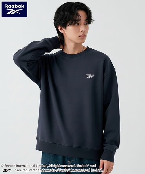 Reebok(リーボック)の「Reebok リーボック ブランドロゴ ワンポイント 刺繍 裏起毛 長袖 スウェット トレーナー(スウェット・メンズ・ホワイト/アッシュグレー/ブラック/ネイビー・M/LL/L)」の16枚目の写真