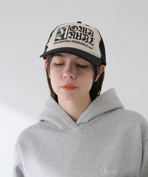 NOMANUAL（NOMANUAL）の「NOMANUAL/ノーマニュアル DROP C.T BALL CAP（キャップ・レディース・ブラック/ホワイト・FREE）」の7枚目の写真