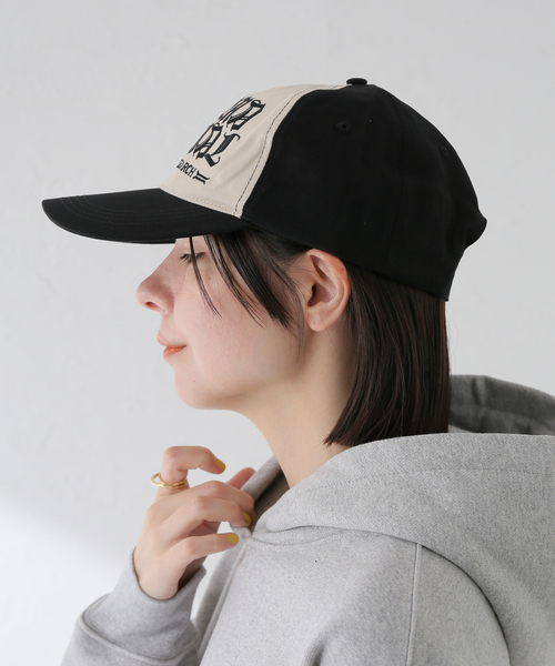 NOMANUAL（NOMANUAL）の「NOMANUAL/ノーマニュアル DROP C.T BALL CAP（キャップ・レディース・ブラック/ホワイト・FREE）」の8枚目の写真