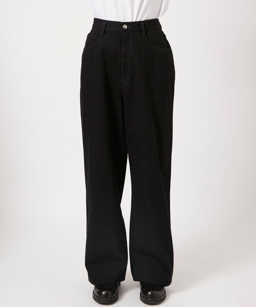 パンツ nakedgauge Ashley Jeans nakedgauge ASHLEY JEANS ”FADE BLACK”［フェードブラック