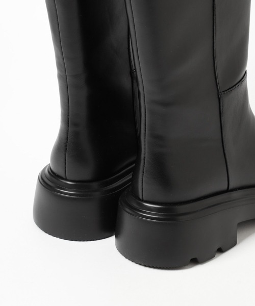 LOWRYS FARM（ローリーズファーム）の「ロングブーツ　 152291（ブーツ・レディース・ホワイト/ブラック・MEDIUM/LARGE）」の8枚目の写真