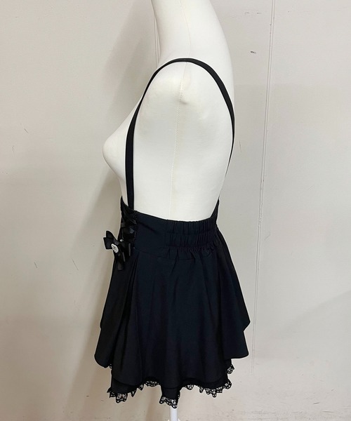 MA*RS(アメーバーマーズ)の「【ありすちゃんコラボ】パールチェーン付き二段フリルスカパン(スカート・レディース・ブラック/ブルー系その他/ピンク・FREE)」の19枚目の写真