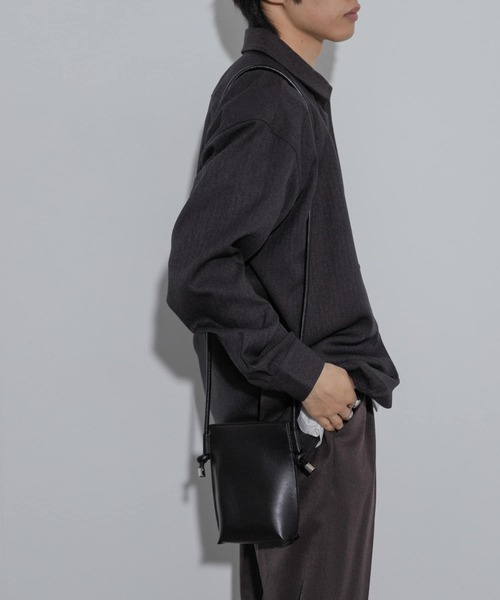 SENSE OF PLACE by URBAN RESEARCH（センスオブプレイスバイアーバンリサーチ）の「ヘリンボーンレギュラーカラーシャツ（シャツ/ブラウス・メンズ・オレンジ/チャコールグレー/ブラウン・MEDIUM/LARGE）」の11枚目の写真