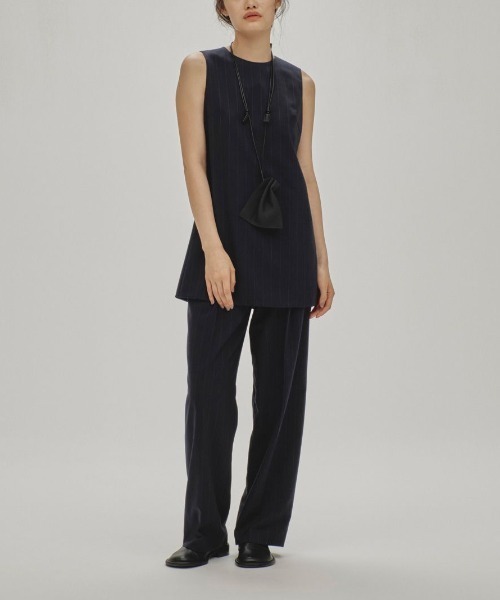 TODAYFUL（トゥデイフル）の「TODAYFUL　Stripe Long Tunic ストライプロングチュニック/12510414（チュニック・レディース・インディゴブルー・ONE SIZE）」の2枚目の写真