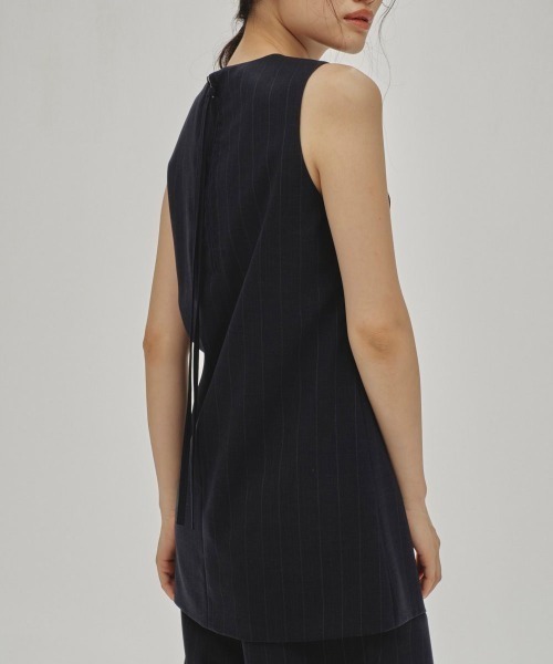 TODAYFUL（トゥデイフル）の「TODAYFUL　Stripe Long Tunic ストライプロングチュニック/12510414（チュニック・レディース・インディゴブルー・ONE SIZE）」の3枚目の写真