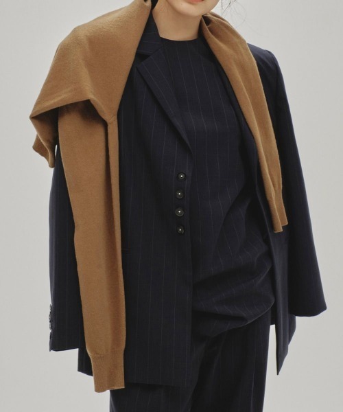 TODAYFUL（トゥデイフル）の「TODAYFUL　Stripe Long Tunic ストライプロングチュニック/12510414（チュニック・レディース・インディゴブルー・ONE SIZE）」の5枚目の写真