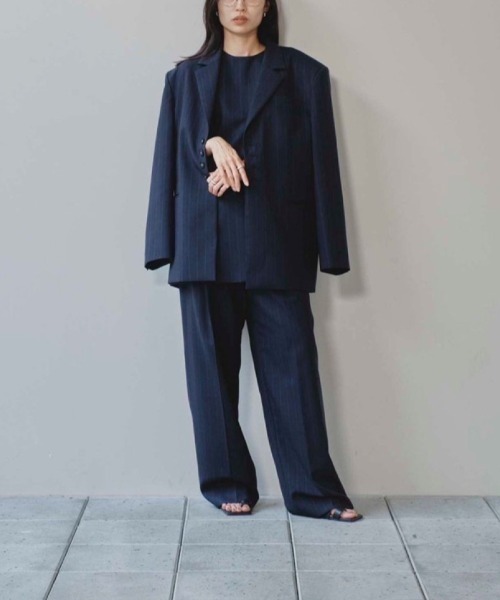 TODAYFUL（トゥデイフル）の「TODAYFUL　Stripe Long Tunic ストライプロングチュニック/12510414（チュニック・レディース・インディゴブルー・ONE SIZE）」の11枚目の写真