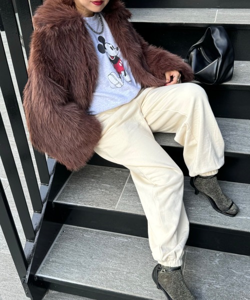 archives(アルシーヴ)の「【Ltd.】Fur Jacket(その他アウター・レディース・ブラウン/ベージュ・MEDIUM)」の5枚目の写真