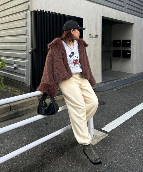archives(アルシーヴ)の「【Ltd.】Fur Jacket(その他アウター・レディース・ブラウン/ベージュ・MEDIUM)」の11枚目の写真