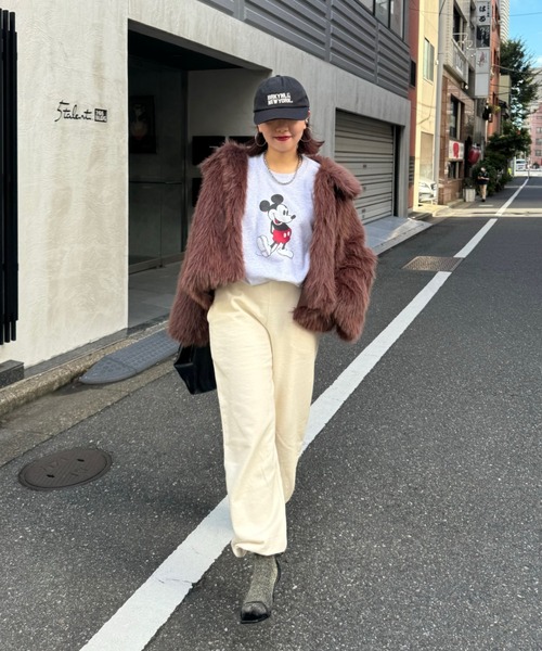 archives(アルシーヴ)の「【Ltd.】Fur Jacket(その他アウター・レディース・ブラウン/ベージュ・MEDIUM)」の10枚目の写真