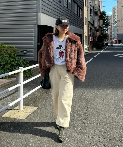 archives(アルシーヴ)の「【Ltd.】Fur Jacket(その他アウター・レディース・ブラウン/ベージュ・MEDIUM)」の13枚目の写真