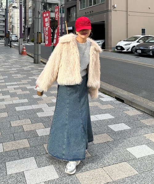archives(アルシーヴ)の「【Ltd.】Fur Jacket(その他アウター・レディース・ブラウン/ベージュ・MEDIUM)」の15枚目の写真