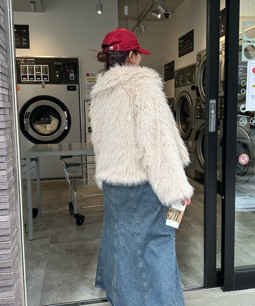 archives(アルシーヴ)の「【Ltd.】Fur Jacket(その他アウター・レディース・ブラウン/ベージュ・MEDIUM)」の19枚目の写真