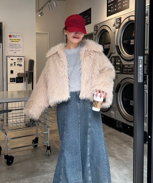 archives(アルシーヴ)の「【Ltd.】Fur Jacket(その他アウター・レディース・ブラウン/ベージュ・MEDIUM)」の20枚目の写真
