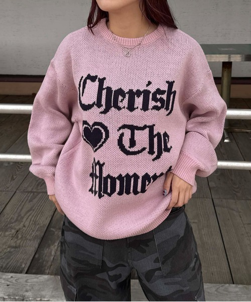 sedacle（セダクル）の「アソートデザインジャガードニット（ニット/セーター・メンズ・ピンク/カーキ/ブラック/アイボリー/ブラウン/チャコールグレー/ライトピンク/ネイビー/ホワイト系その他・MEDIUM/SMALL/LARGE）」の9枚目の写真