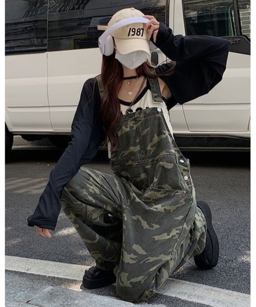 FUNdaysion（ファンデイション）の「迷彩柄オーバーオール（その他