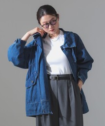 VACHEMENT（ヴァシュモン）の「VACHEMENT / ソフト デニム ブルゾン［手洗い可］（ブルゾン）」