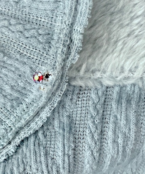 FranCisT_MOR.K.S.（フランシストモークス）の「FranCisT_MOR.K.S./フランシスト モークス/HYBRID SHAGGY PULL OVER（ニット/セーター・メンズ・サックスブルー/ライラック・2/3/4/5）」の19枚目の写真