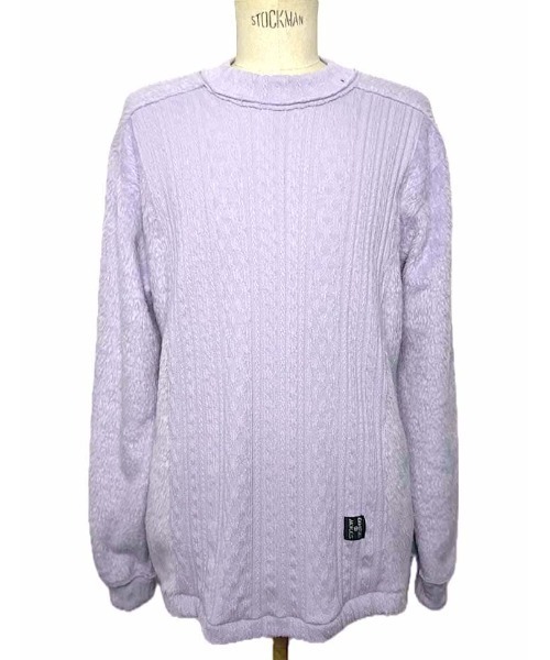 FranCisT_MOR.K.S.（フランシストモークス）の「FranCisT_MOR.K.S./フランシスト モークス/HYBRID SHAGGY PULL OVER（ニット/セーター・メンズ・サックスブルー/ライラック・2/3/4/5）」の7枚目の写真