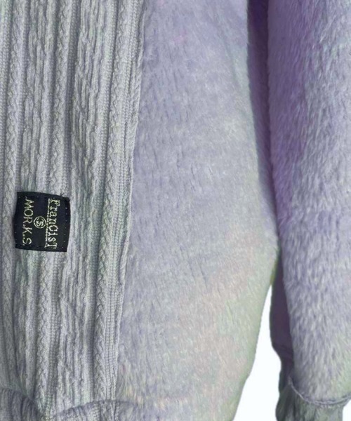 FranCisT_MOR.K.S.（フランシストモークス）の「FranCisT_MOR.K.S./フランシスト モークス/HYBRID SHAGGY PULL OVER（ニット/セーター・メンズ・サックスブルー/ライラック・2/3/4/5）」の11枚目の写真